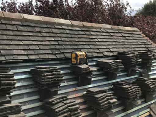 This is a photo of roof repairs. This work was carried out by Bicester Roofing